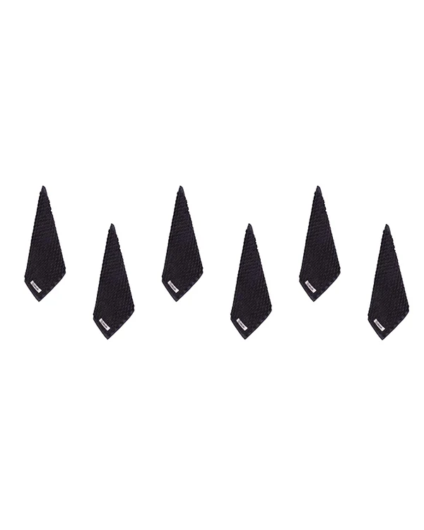 Atom Washcloth Bath Bundle - Charcoal - 6 Pack - Image 4