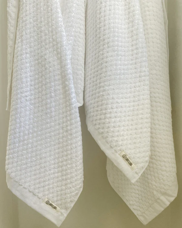 Atom XL Bath Towel - Single - White - Image 8