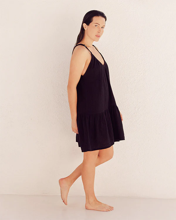 Baga Gauze Slip Dress - Image 9