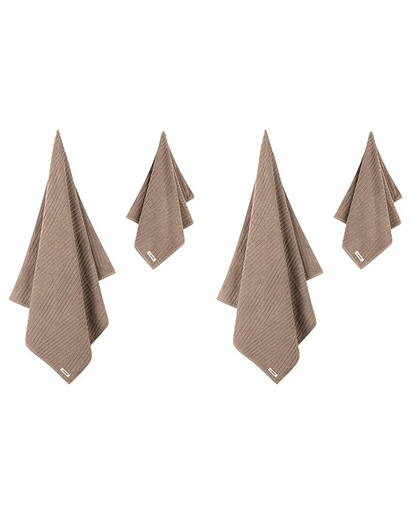Chevron Bath Bundle - 4 Pack (2 Bath + 2 Hand) - Image 7