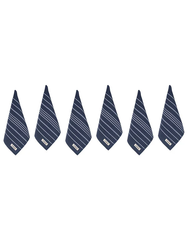 Classic Bath Washcloth Bundle 6 Pack - Navy - Image 4