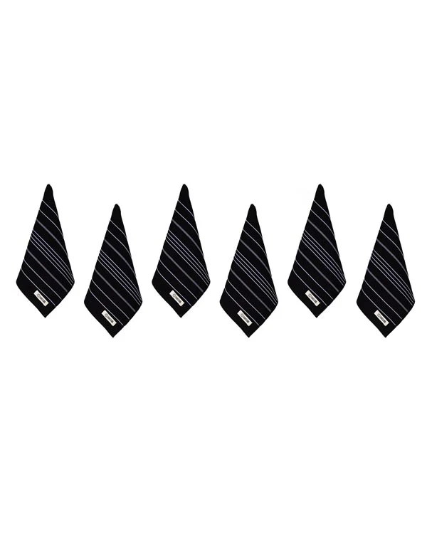 Classic Bath Washcloth Bundle- 6 Pack - Black - Image 4