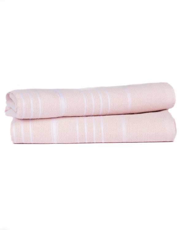 Classic Fringeless Hand Bath Bundle 2 Pack - Calcite Pink - Image 2