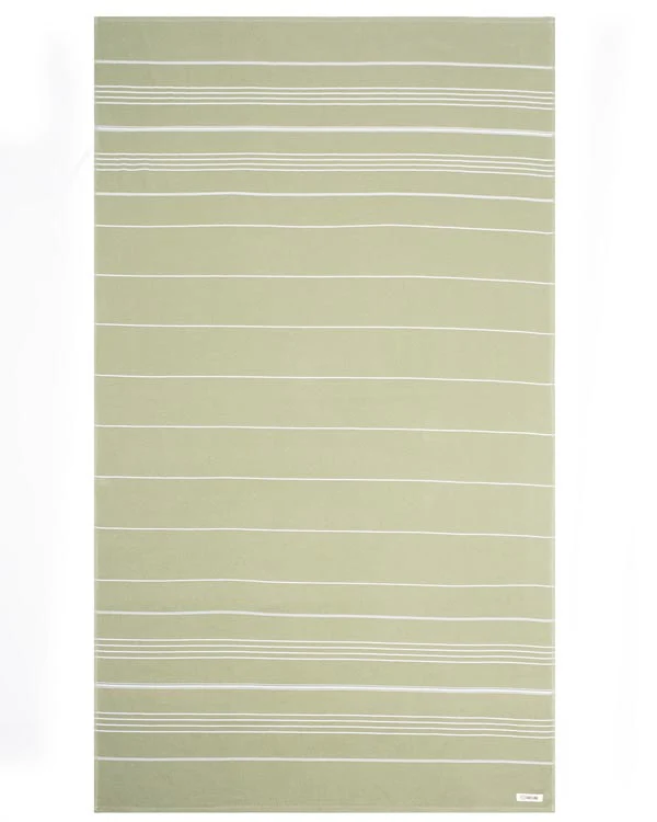 Classic Fringeless XL Bath Bundle 2 Pack - Hedge Green - Image 3