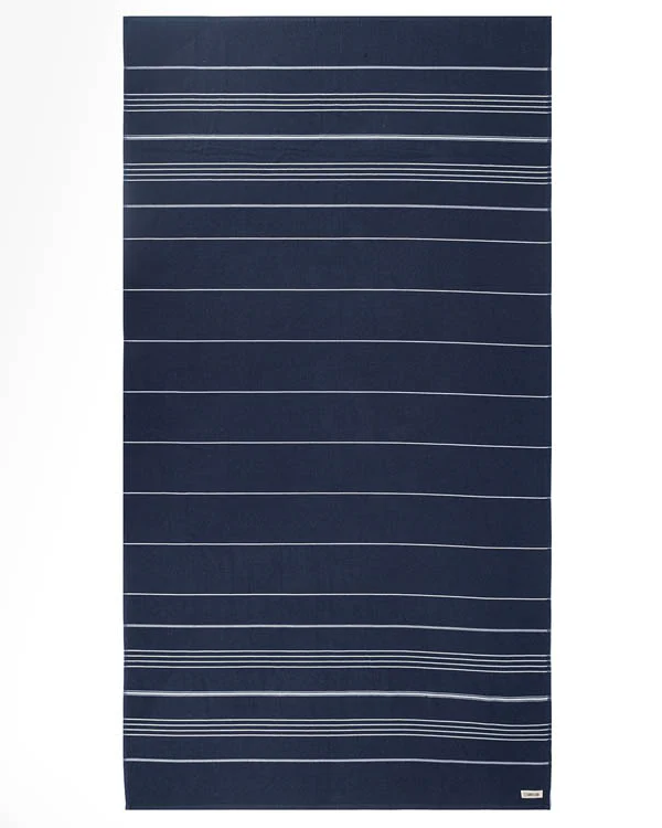 Classic Fringeless XL Bath Bundle 2 Pack - Navy - Image 2