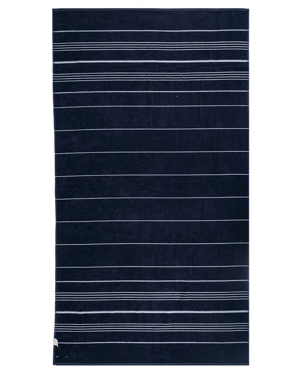 Classic Fringeless XL Bath Bundle 2 Pack - Navy - Image 6