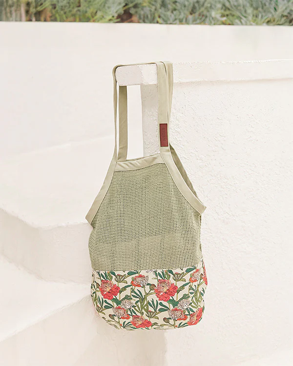 Floral Net Market Bag - Image 2