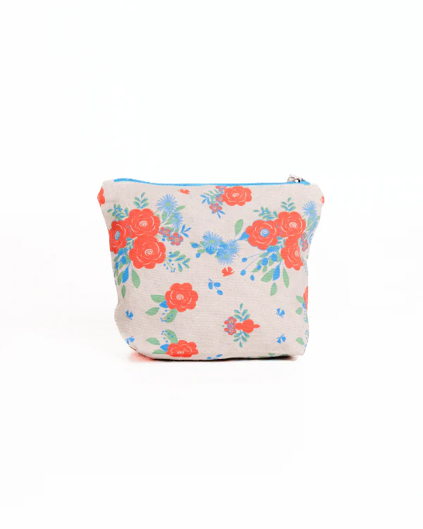 Flower Bunch Zipper Pouch - Image 3