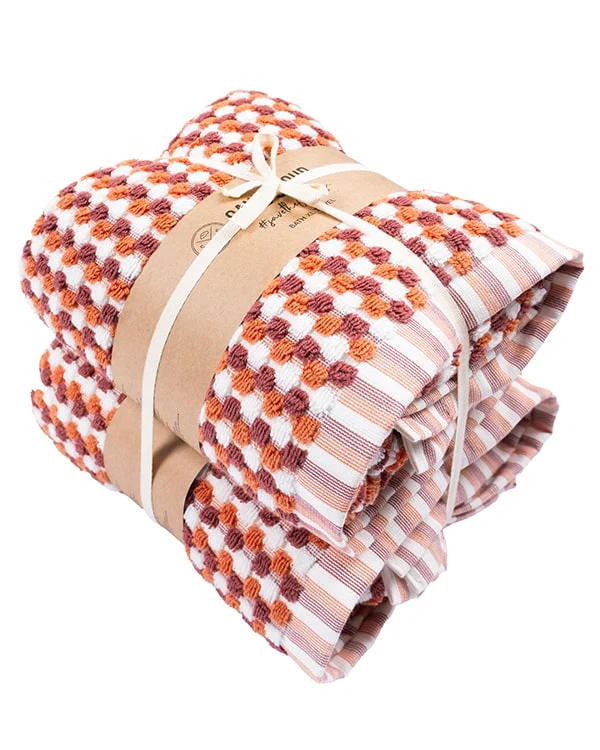 Flower Polka Dot XL Bath Bundle - 2 Pack - Image 6