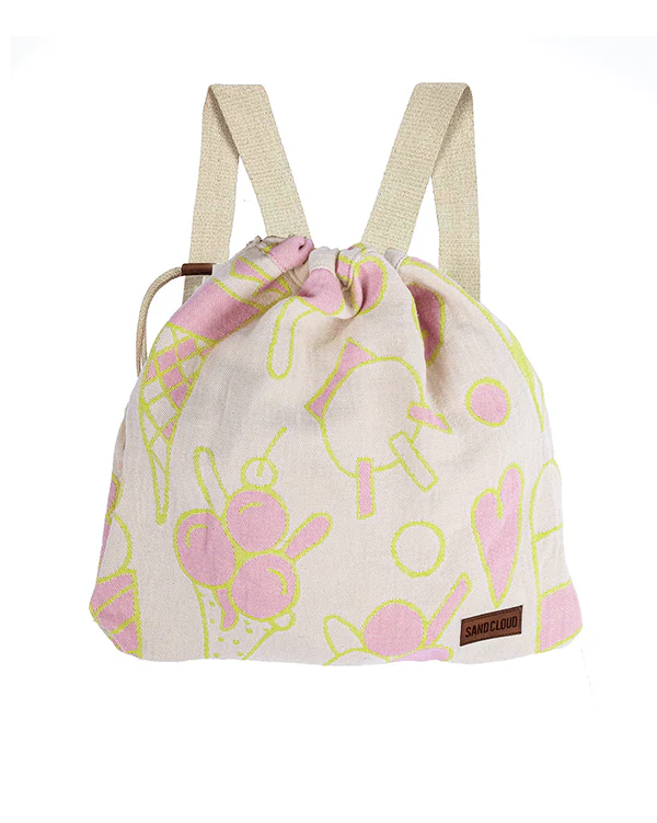 Ice Cream Towel Bag  - Natural - Image 2