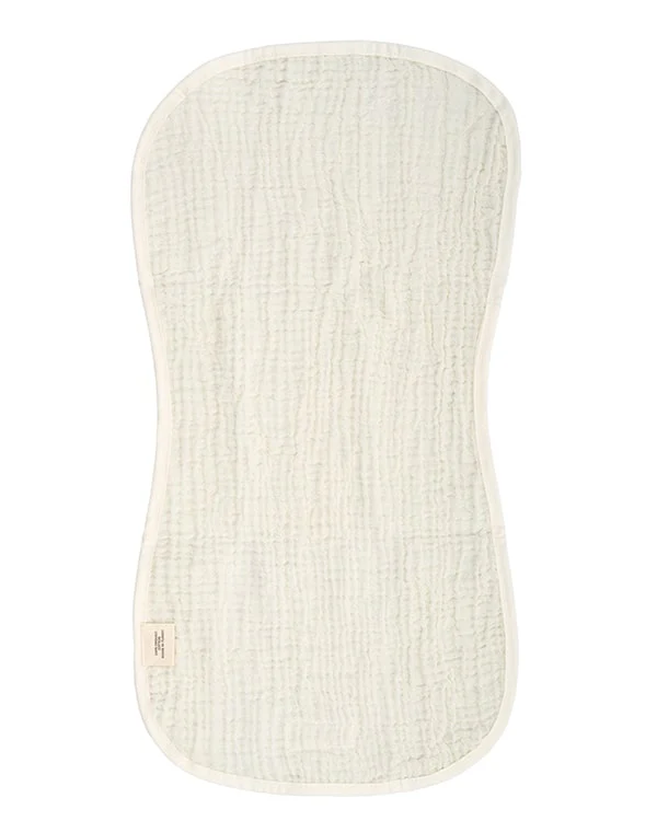 Little Fishies Gauze Burping Cloth Bundle - 3 Pack - Seafoam / Peach Fuzz / Natural - Image 13
