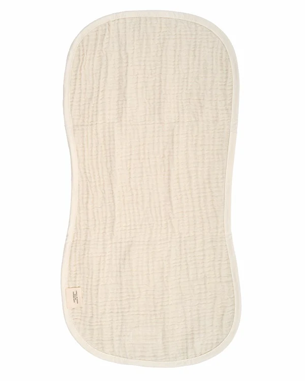 Little Fishies Gauze Burping Cloth Bundle - 3 Pack - Seafoam / Peach Fuzz / Natural - Image 14