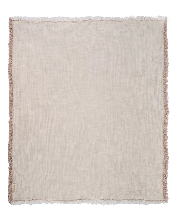 Little Fishies Gauze Receiving Blanket Set - 3 Pack - Natural / Beige / Warm Taupe - Image 15