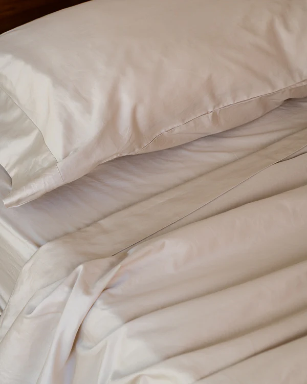 Luxe Sateen Sheet Set Beige - Image 6