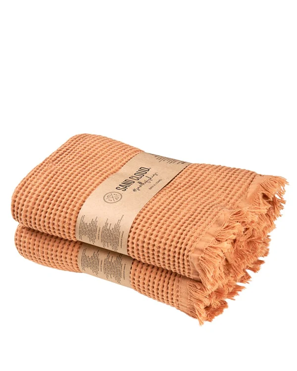 Micro Waffle Bath Bundle - 2 Pack - Beige - Image 8