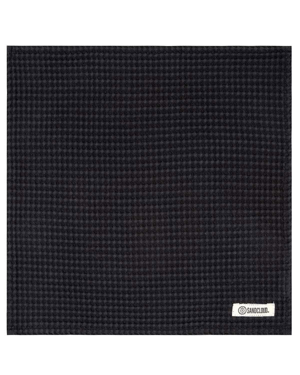 Micro Waffle Bath Washcloth Bundle - 6 Pack - Black - Image 3