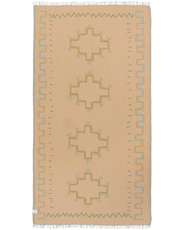 Moroccan Towel Teal - Image 2
