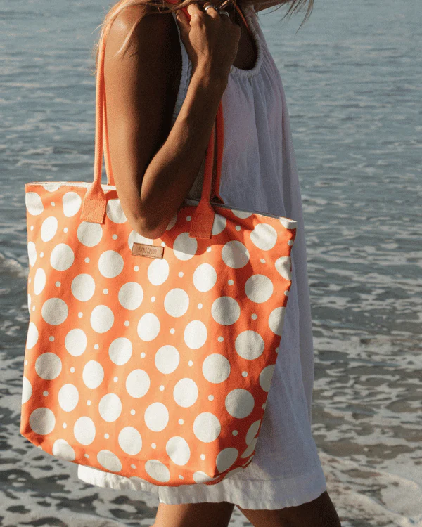 Polka Dot Beach Tote - Image 2