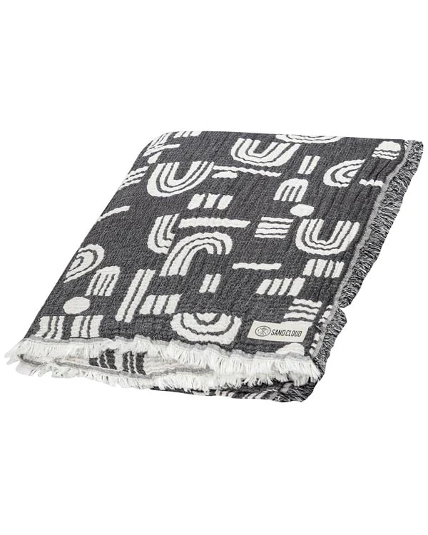 Retro Arches PARTY BLANKET™ Black - Image 6