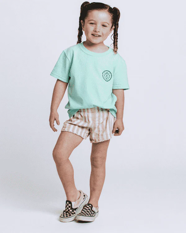SC Whale Tail Kids Tee - Soft Mint - Image 4