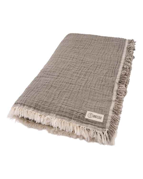 Senna Melange PARTY BLANKET™ Beige- Queen - Image 5