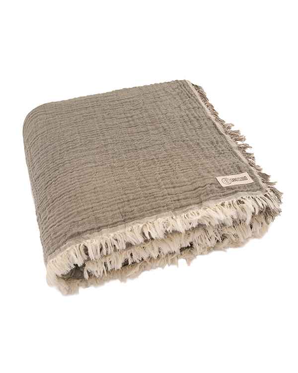 Senna Melange PARTY BLANKET™ Beige- Queen - Image 7