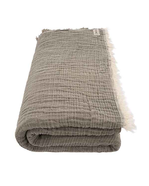 Senna Melange PARTY BLANKET™ Beige- Queen - Image 8