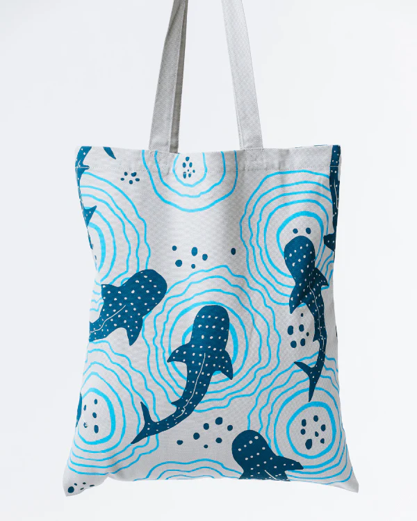 Shark Ripples Everyday Tote - Image 2