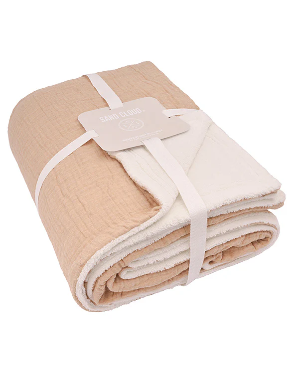 Softy Solid Plush Blanket - Beige - Image 2