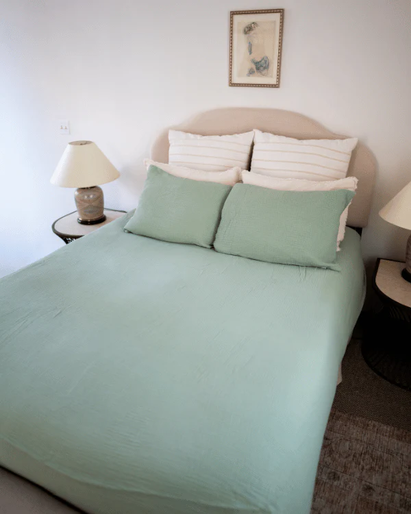 Sonoran Fitted Sheet - Sage - Image 4