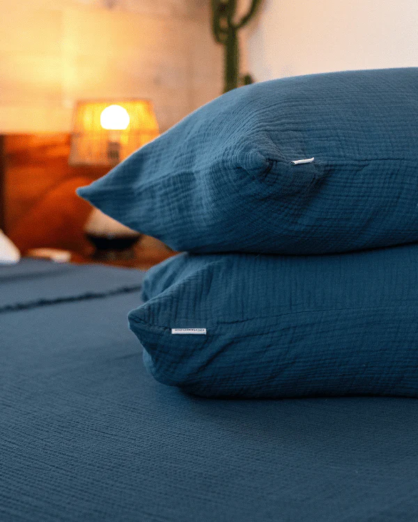 Sonoran Pillow Case 2 Pack - Dark Denim - Image 2