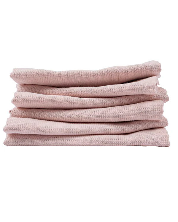 Terra Bath Washcloth Bundle 6 Pack - Calcite Pink - Image 2