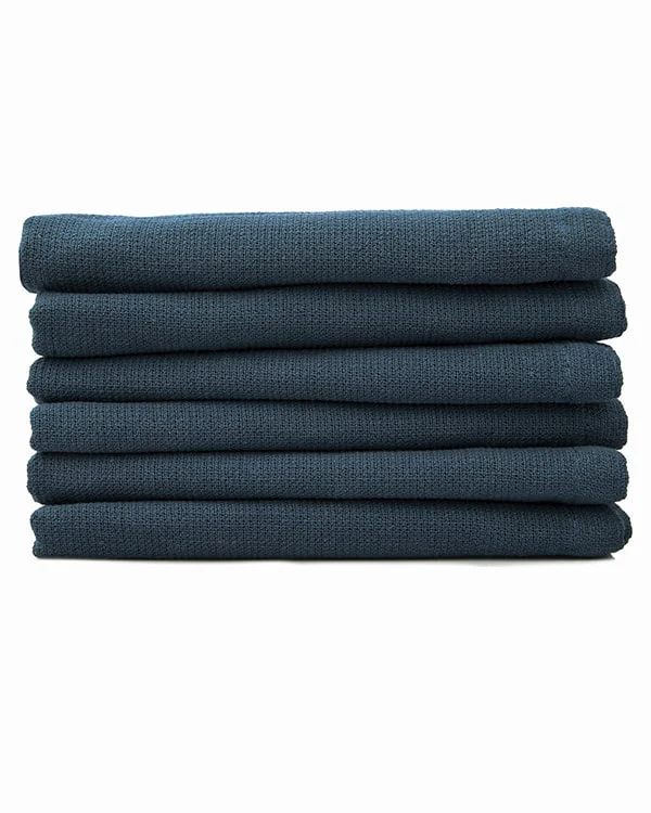 Terra Bath Washcloth Bundle - 6 Pack - Navy - Image 3