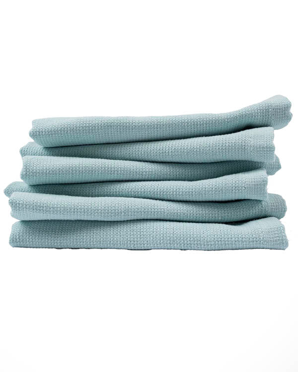 Terra Bath Washcloth Bundle 6 Pack - Seaglass - Image 2
