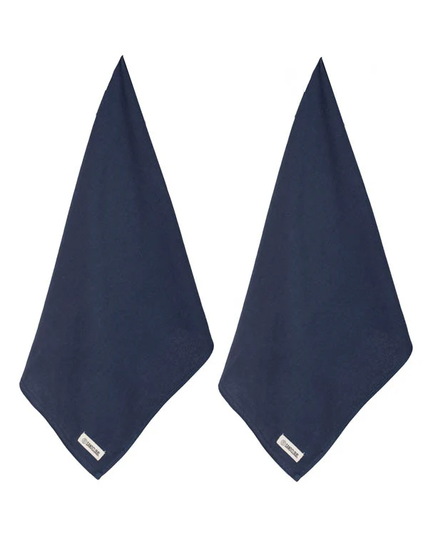 Terra Fringeless XL Bath Bundle - Navy - Image 5