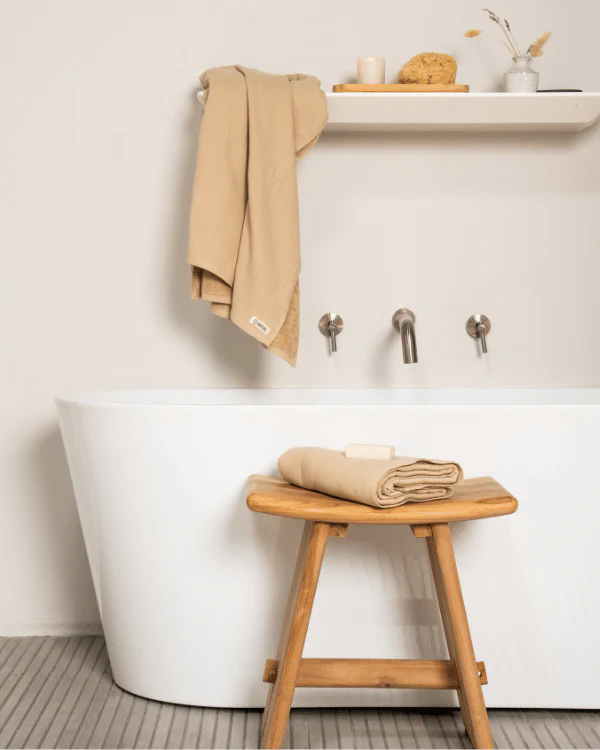 Terra Fringeless XL Bath Bundle - Sand - Image 4