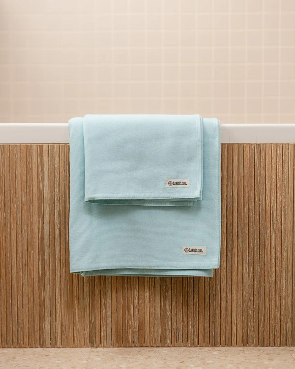 Terra Fringeless XL Bath Bundle - Seaglass - Image 2