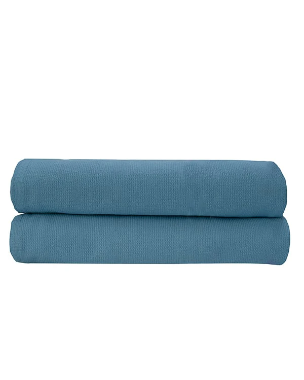 Terra Fringeless XL Bath Bundle - Slate Blue - Image 8