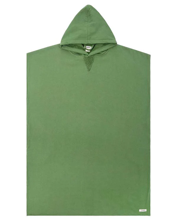 Terra Hooded Poncho- Green - Image 2