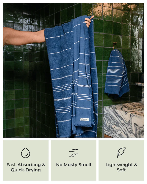 Terra XL Bath Bundle 2 Pack - Grey - Image 3