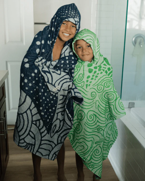 Whale Shark Hooded Kids Bath Towel - Image 3